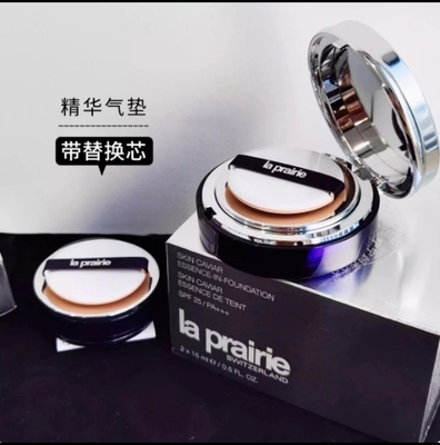 La Prairie莱珀妮鱼子精华气垫粉底SPF25防晒正装15ml+替换芯15ml