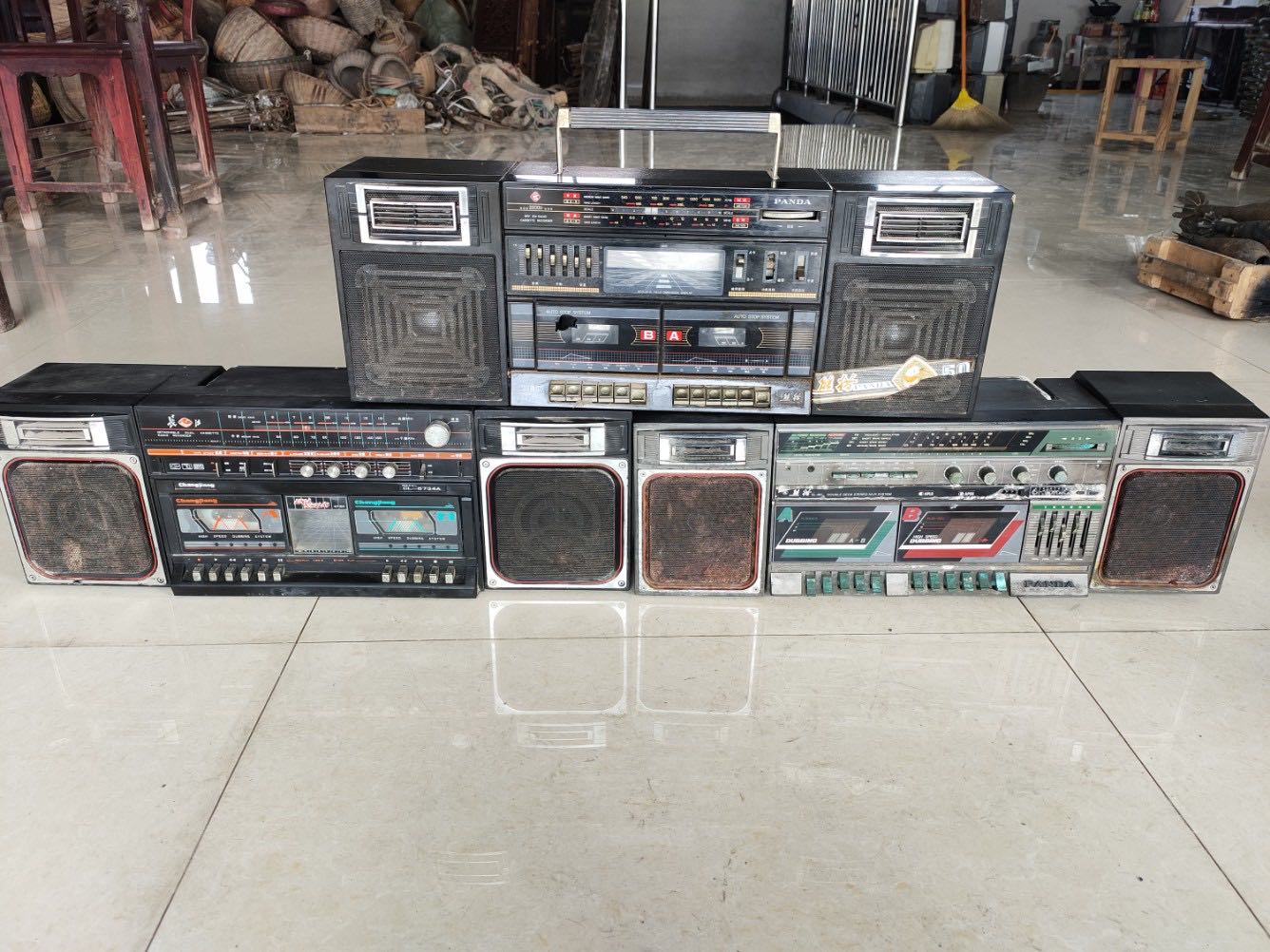 老旧录音机拍摄道具装饰摆件