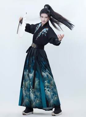 汉服男女款武侠中国风侠客古风国潮劲装日常学生班服古装演出服装