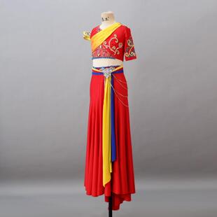 畅想新款傣族舞蹈服装碧波清影剧目服民族伞舞演出服艺考独舞定制