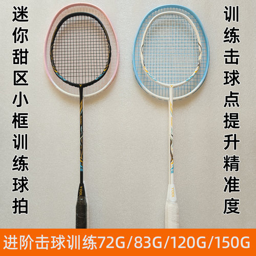 全碳素加重击球点训练迷你甜区拍