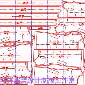 男女时装定制纸样版设计服装打版CAD打板衣服制版精制样衣小批量