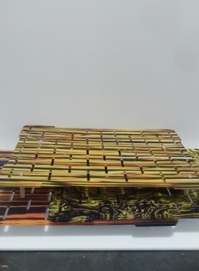 乌龟发色隔离盒木纹发色板隔离盒温室温箱窄桥果核发色专用隔离盒