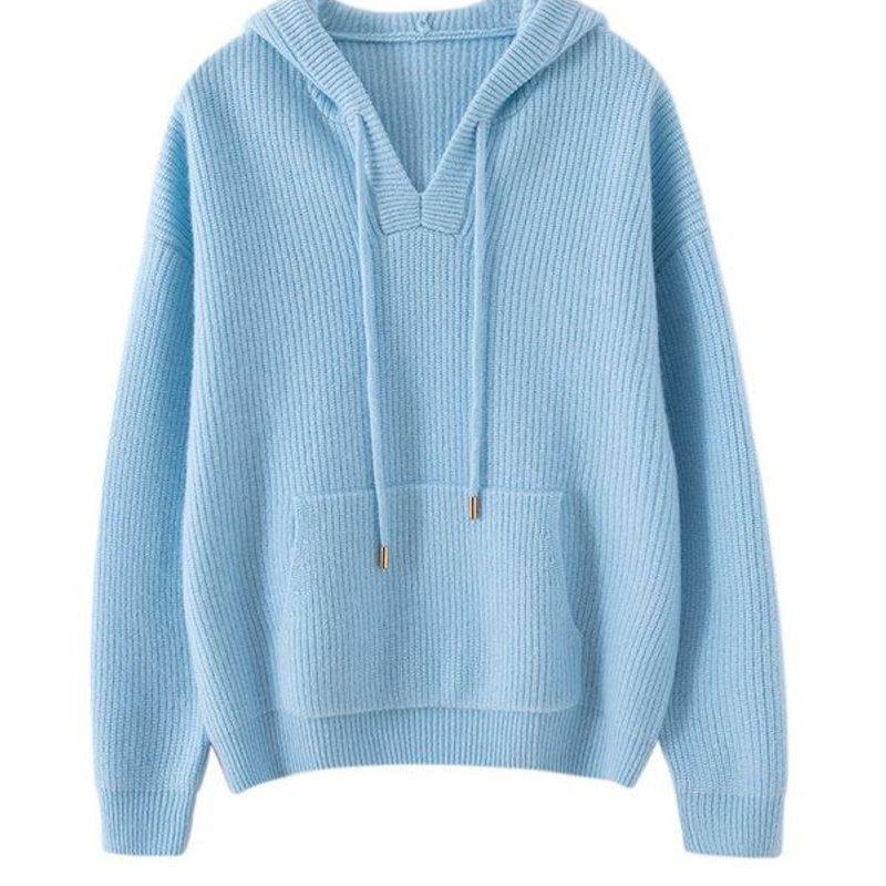 连帽女秋冬季新款宽松休闲卫衣