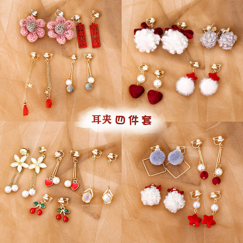 无痛耳夹学生韩版简约ins