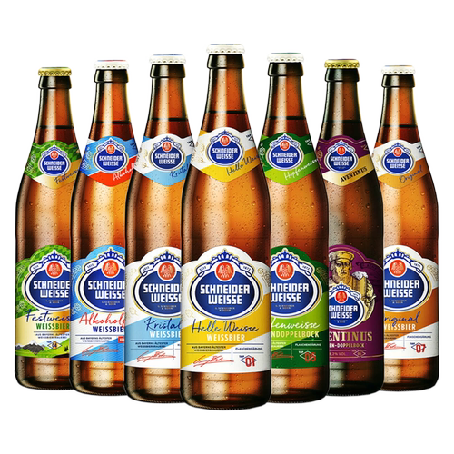 德国原装进口施纳德330/500ml*5/6瓶啤酒 殿堂级精酿德啤多款口味