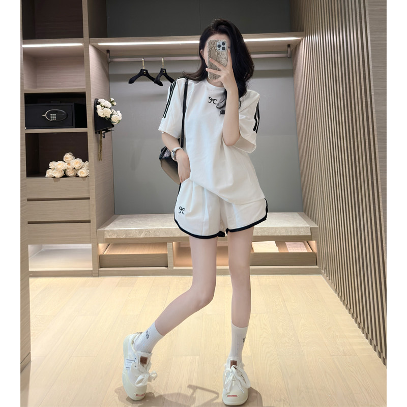 夏季新款韩版小个子运动两件套女