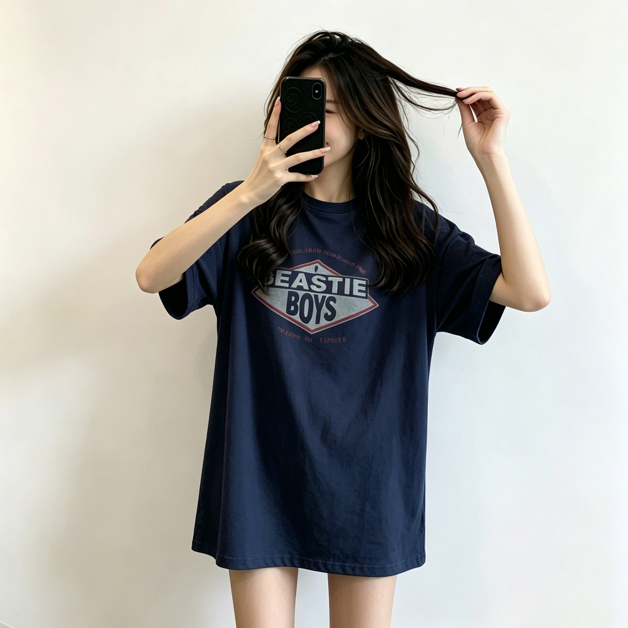 美式字母印花短袖t恤女辣妹夏装新款高级小众半袖宽松上衣ins潮牌