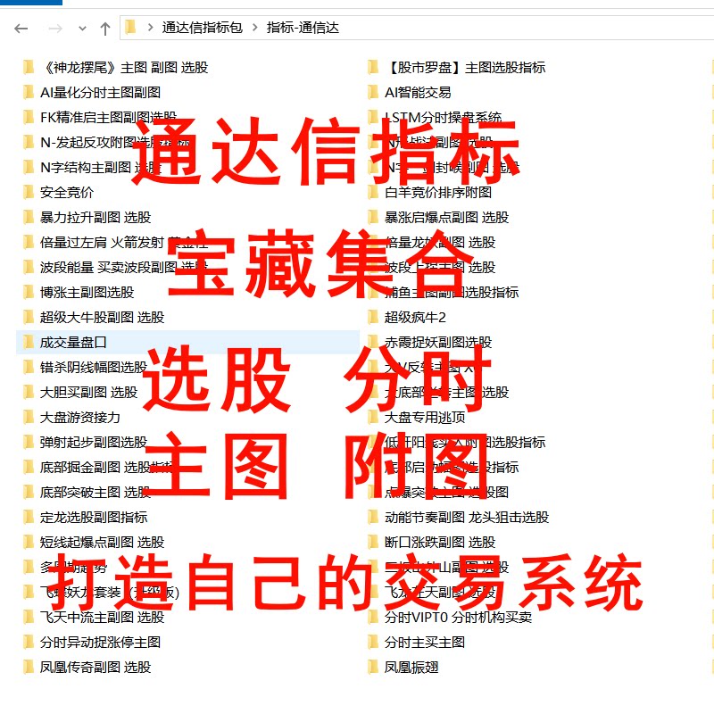 通达信指标公式期货股票高胜率主刻录盘个性化服务