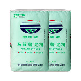 青海产威思顿牌马铃薯淀粉商用大包装 土豆淀粉生粉勾芡粉 50斤装