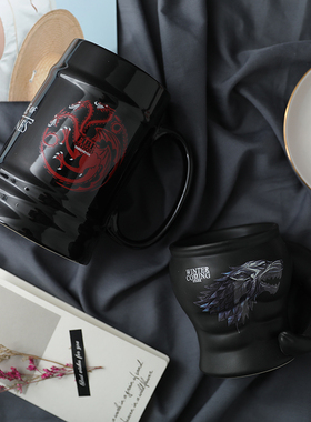 冰与火之歌权利的游戏冬咖啡杯创意美剧马克杯夏啤酒杯子大容量杯