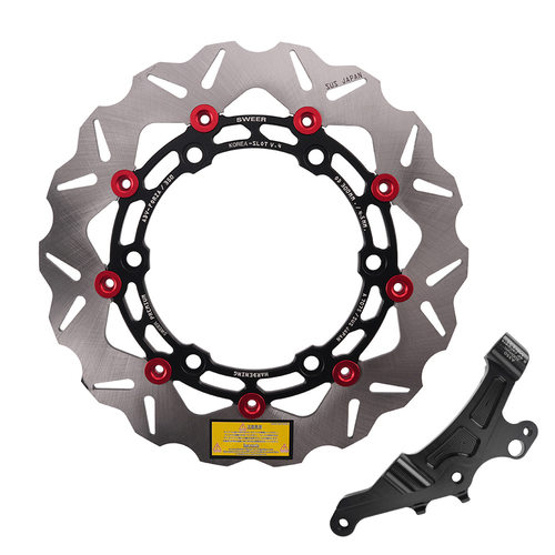 适用本田X-ADV350前轮改装件浮动刹车盘300MM大辐射卡钳转接码