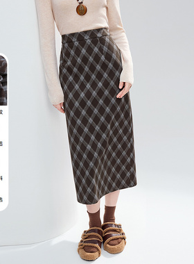 【大粒儿粉丝专享】百图（betu）2025年冬季新款半身裙(H型)2510