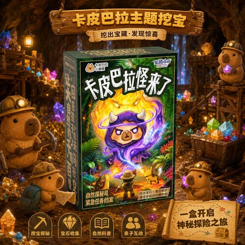宝藏哆哆香皂无尘挖宝考古挖玩具