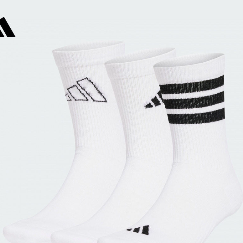 adidas健身训练运动休闲运动袜子