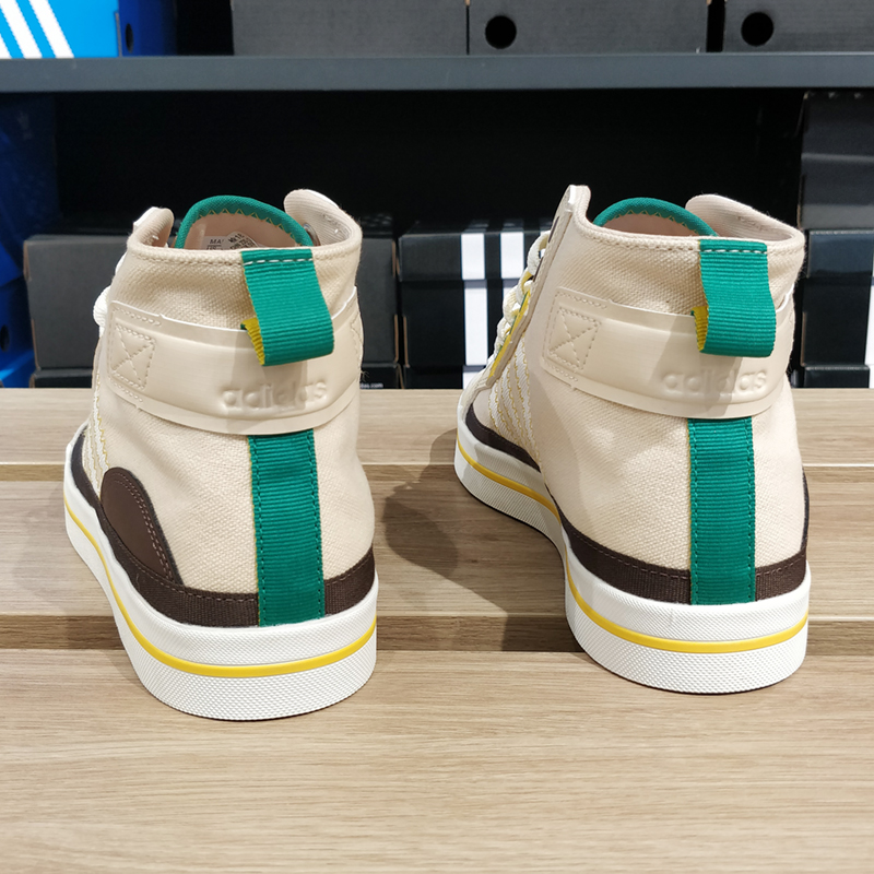 阿迪达斯夏季男鞋Adidas帆布鞋2024新款薄款透气高帮板鞋运动鞋子