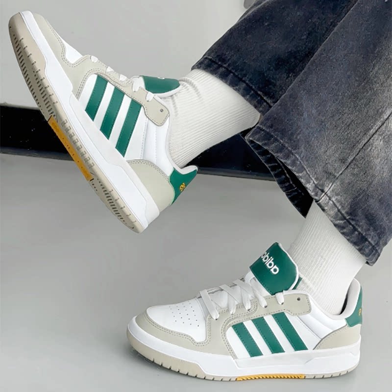 Adidas阿迪达斯正品男女款2026春新款时尚小白鞋户外百搭休闲板鞋