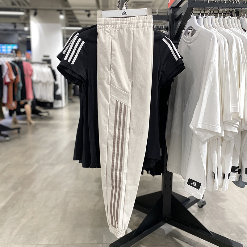 阿迪达斯女裤速干裤子Adidas运动裤长裤夏2023新款正品透气HM7468