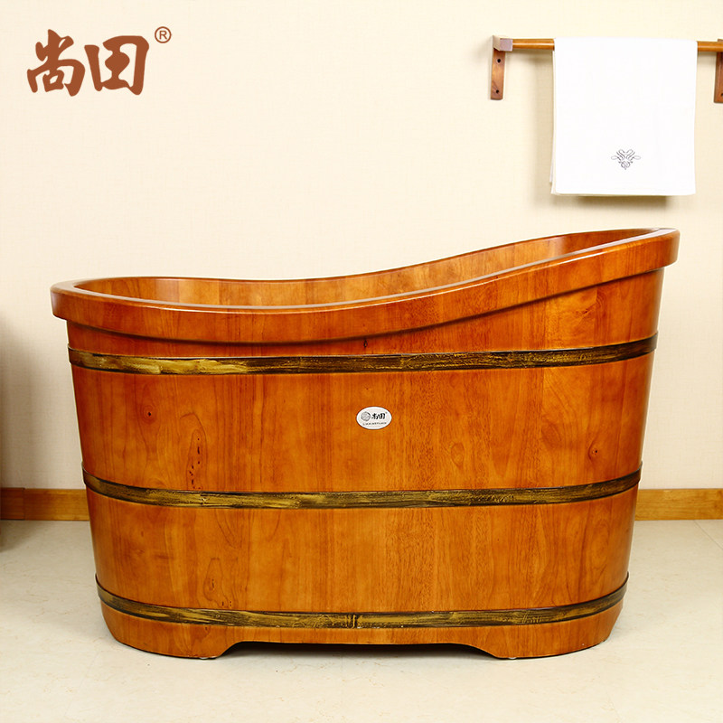 尚田成人泡澡木桶木质加厚沐浴桶
