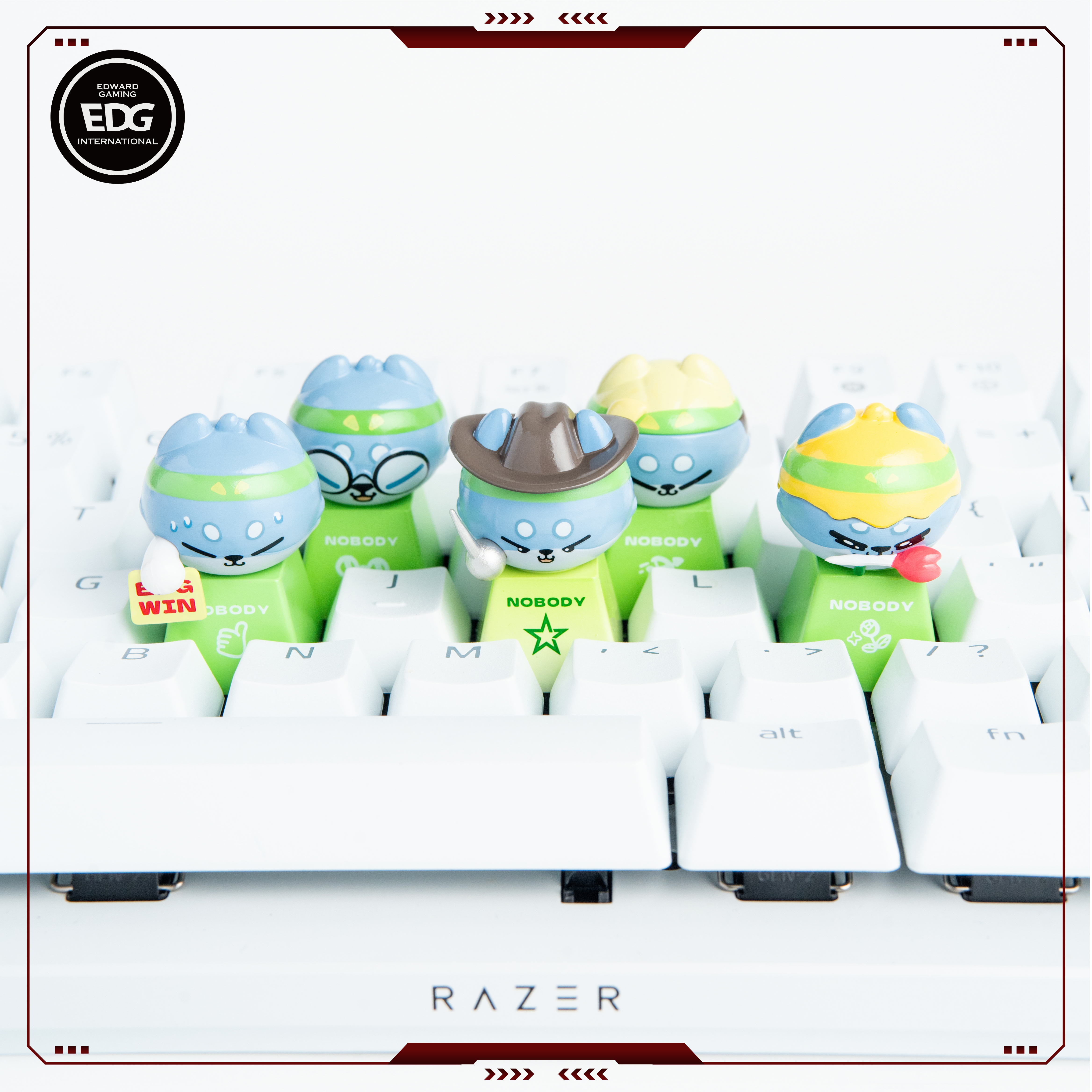 【瓦电】-EDG ZOO*nobody小灰狼系列键帽