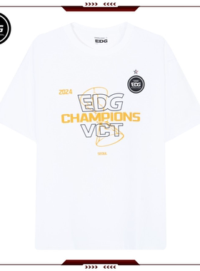 【瓦电】EDG*世界冠军*无畏契约全球冠军赛夺冠纪念短袖T恤