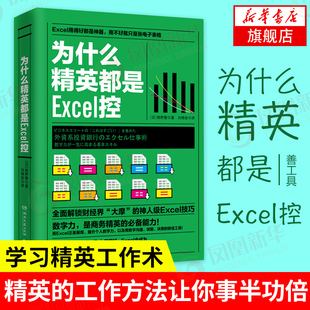 为什么精英都是Excel控 新手入门基础表格制作excel操作技巧 办公软件职场成功励志自我管理书籍