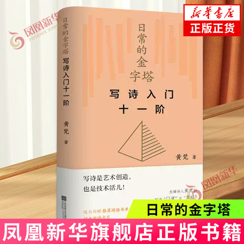 日常的金字塔 : 写诗入门十一阶 黄梵 江苏凤凰文艺出版社 中国现当代诗歌 新华正版书籍