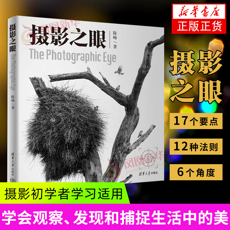 摄影之眼 陈峰著 构图有术 摄影有法 构图法册全解密 清华大学出版 全球摄影大赛金奖摄影师新作