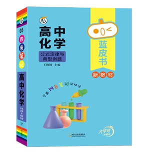 蓝皮书2024小红书手绘图解版高中化学公式定律与典型例题考点随身化学高考背手册掌中宝口袋书高一高三高中化学公式定律与典型例题