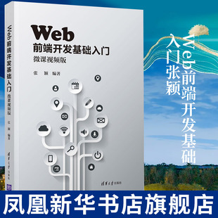 Web前端开发基础入门张颖 清华大学出版社 网页制作工具程序设计Web 前端开发教材 WEB前端页面开发的职业技能实训教程