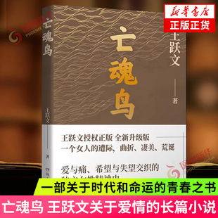 亡魂鸟 王跃文关于爱情的长篇小说 一部关于时代和命运的青春之书 大清相国 国画苍黄鸟作者 现当代文学散文随笔 新华正版