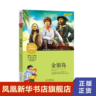 成长文库世界少年文学精选：金银岛（青少版） 罗伯特路易斯史蒂文森 原著 杨伟鸿 改写 书籍 正版