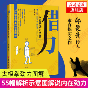 借力 太极拳劲力图解 戴君强 内家与外家劲力气与脊椎的关系太极拳入门书籍太极拳教程 55幅解析示意图凤凰新华书店旗舰店正版书籍