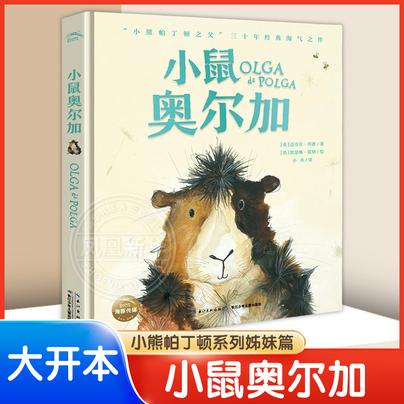 【大开本】小鼠奥尔加 小熊帕丁顿系列姊妹篇 精装海豚绘本花园 儿童 3-6岁幼儿园宝宝早教幼儿启蒙小学一二三年级阅读故事书