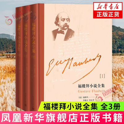 福楼拜小说全集(全3册) [法]福楼拜 著 包法利夫人 萨朗波 情感教育 圣安东尼的诱惑 三故事等 人民文学出版社 新华正版书籍