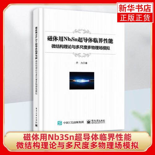 磁体用Nb3Sn超导体临界性能-微结构理论与多尺度多物理场模拟 工农业技术电子通信类书籍【凤凰新华书店旗舰店】