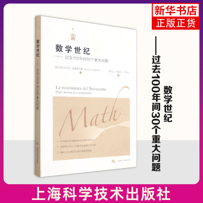 数学世纪 过去100年间30个重大问题 [意]皮耶尔乔治 奥迪弗雷迪 著 现代数学思想的根源、脉络等 上海科学技术出版社 新华正版书籍