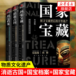 消逝古国 凤凰新华书店旗舰店 书籍 历史知识读物 套装 3册 台海出版 国家宝藏 国宝档案 正版 彩色插图3册 社 物质文化遗产