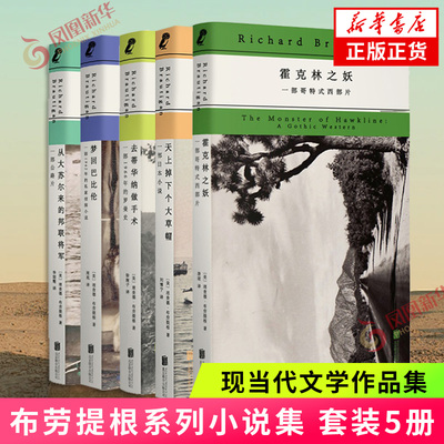 布劳提根系列小说集全5册 梦回巴比伦+天上掉下个大草帽+从大苏尔来的邦联将军+霍克林之妖+去蒂华纳做手术 外国小说 新华书店正版