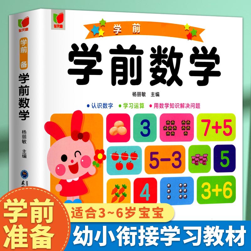 学前数学 幼小衔接教材全套幼儿园大班一日一练20以内加减法天天练口算题卡10以内加减法数学练习题册幼儿数学启蒙认知教材