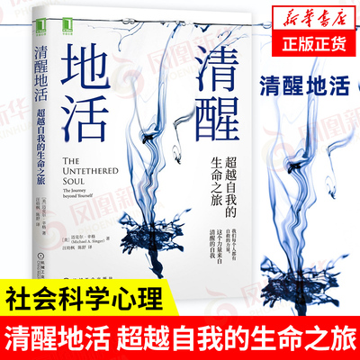 清醒地活 超越自我的生命之旅 社会科学心理学书籍 迈克尔辛格 著 机械工业出版社正版书籍【凤凰新华书店旗舰店】