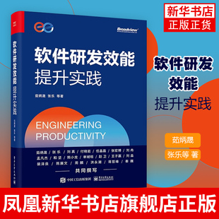软件研发效能提升实践 软件研发效能框架管理实践工程实践组织实践技术实践度量实践规模化实践和工具落地书籍 茹炳晟