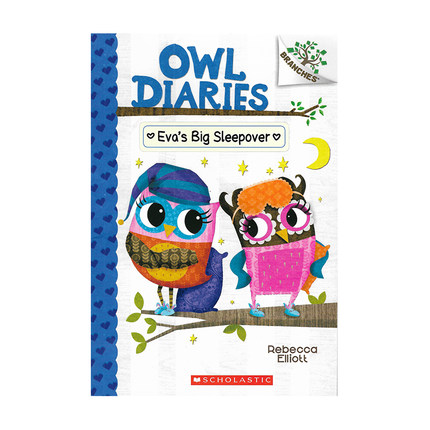 OWL DIARIES 9 EVA'S BIG SLEEPOVER猫头鹰日记9 伊娃的睡衣派对  学乐大树系列  5-7岁儿童桥梁章节书 英语课外阅读提升读物书籍