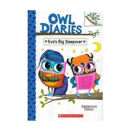 OWL DIARIES 9 EVA'S BIG SLEEPOVER猫头鹰日记9 伊娃的睡衣派对  学乐大树系列  5-7岁儿童桥梁章节书 英语课外阅读提升读物书籍