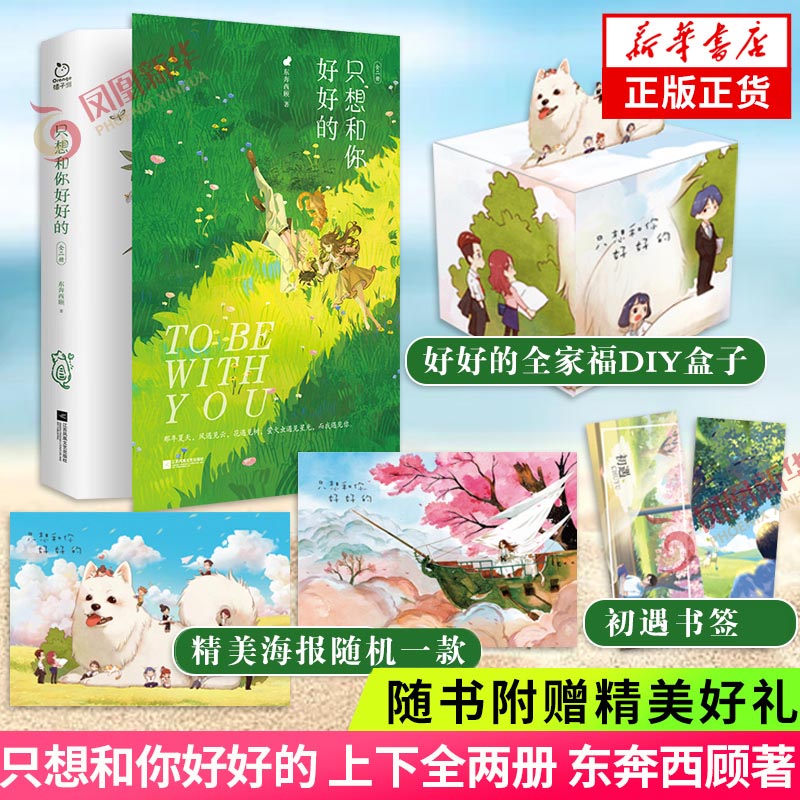 【随书赠diy盒子+海报+书签】只想和你好好的 上下全两册 东奔西顾 著 新增番外 青春言情小说东奔西顾青春纪念之作乔裕纪思璇正版