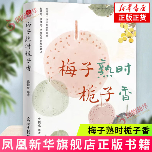 梅子熟时栀子香 史铁生季羡林汪曾祺等文学大家四时节令主题散文精品集 了解传统文化与生活美学的佳作 新华正版书籍
