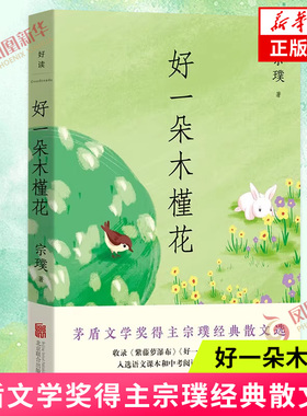 好一朵木槿花 宗璞散文精选 茅盾文学奖得主 帮助孩子积累作文写作素材 课外阅读读物 现当代文学散文随笔 新华书店正版