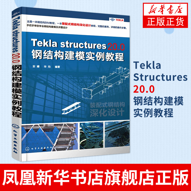 Tekla Structures 20.0钢结构建模实例教程软件教程书籍 装配式钢结构设计书籍 建筑钢结构入门 土木工程专业 建筑施工技术书籍