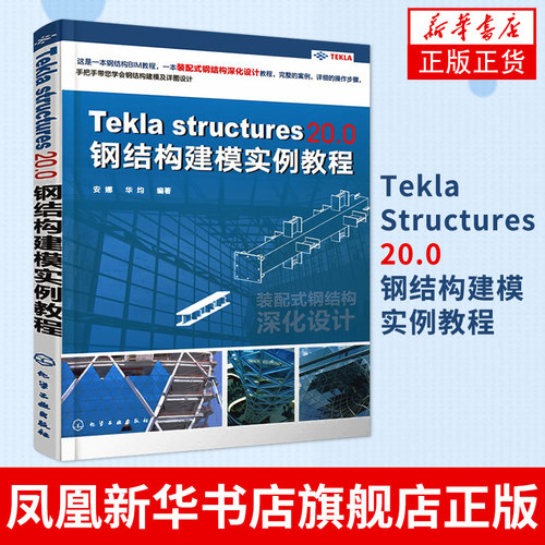 Tekla Structures 20.0钢结构建模实例教程软件教程书籍 装配式钢结构设计书籍 建筑钢结构入门 土木工程专业 建筑施工技术书籍
