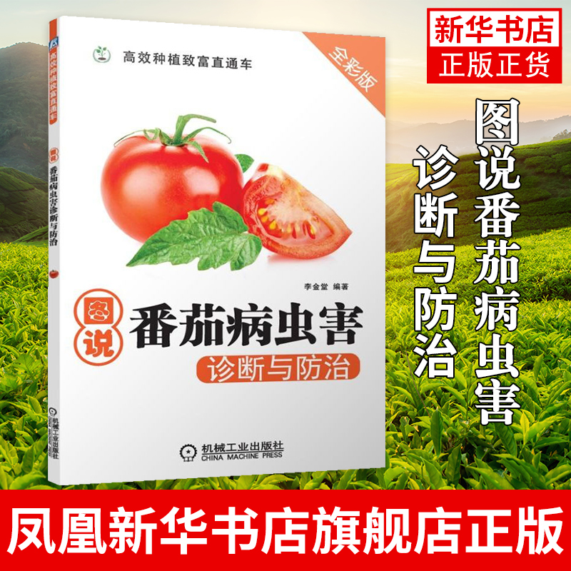 图说番茄病虫害诊断与防治 种植番茄书籍西红柿栽培技术大全书籍大棚蔬菜栽培番茄病虫害防治书籍种番茄 种植栽培技术书籍
